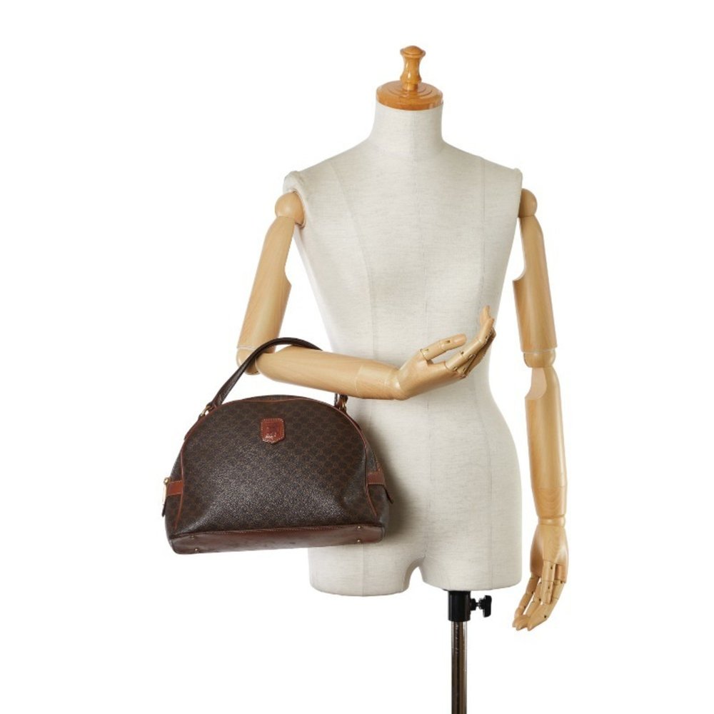 Celine Macadam Tote Bag Handbag Brown PVC Women's CELINE - Picture 11 of 11